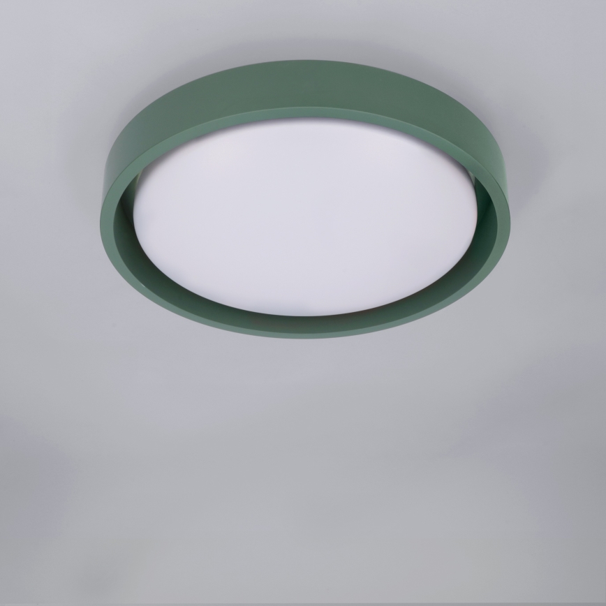 Brilagi - Candeeiro de teto LED MATTEO LED/24W/230V, diâmetro 31 cm, verde