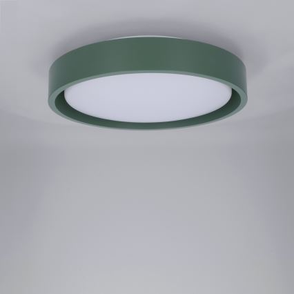 Brilagi - Candeeiro de teto LED MATTEO LED/24W/230V, diâmetro 31 cm, verde