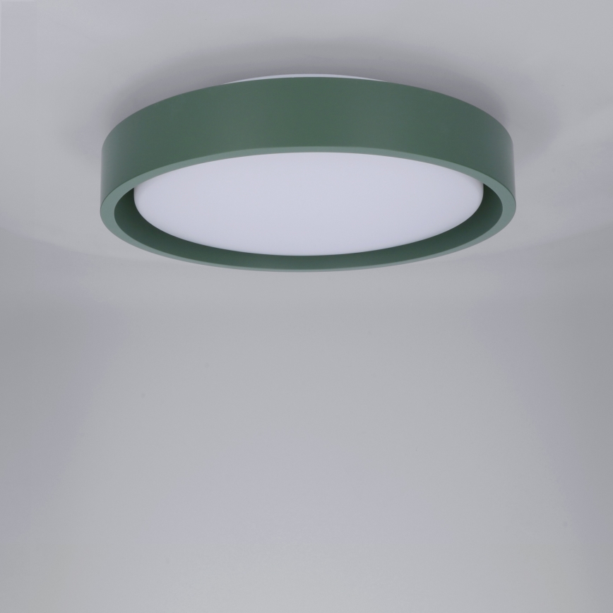 Brilagi - Candeeiro de teto LED MATTEO LED/24W/230V, diâmetro 31 cm, verde