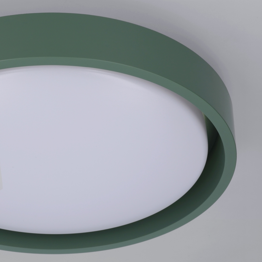 Brilagi - Candeeiro de teto LED MATTEO LED/24W/230V, diâmetro 31 cm, verde