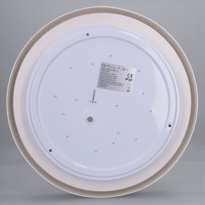 Brilagi - Candeeiro de teto LED MATTEO LED/24W/230V, diâmetro 31 cm, verde