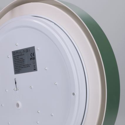 Brilagi - Candeeiro de teto LED MATTEO LED/24W/230V, diâmetro 31 cm, verde