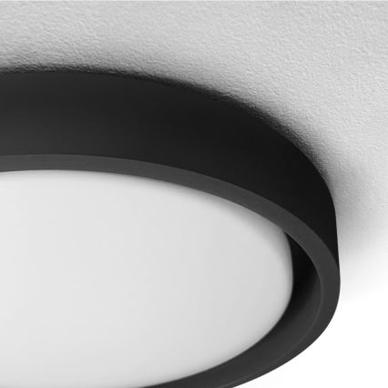 Brilagi - Candeeiro de Teto LED MATTEO LED/24W/230V Ø 31 cm preto