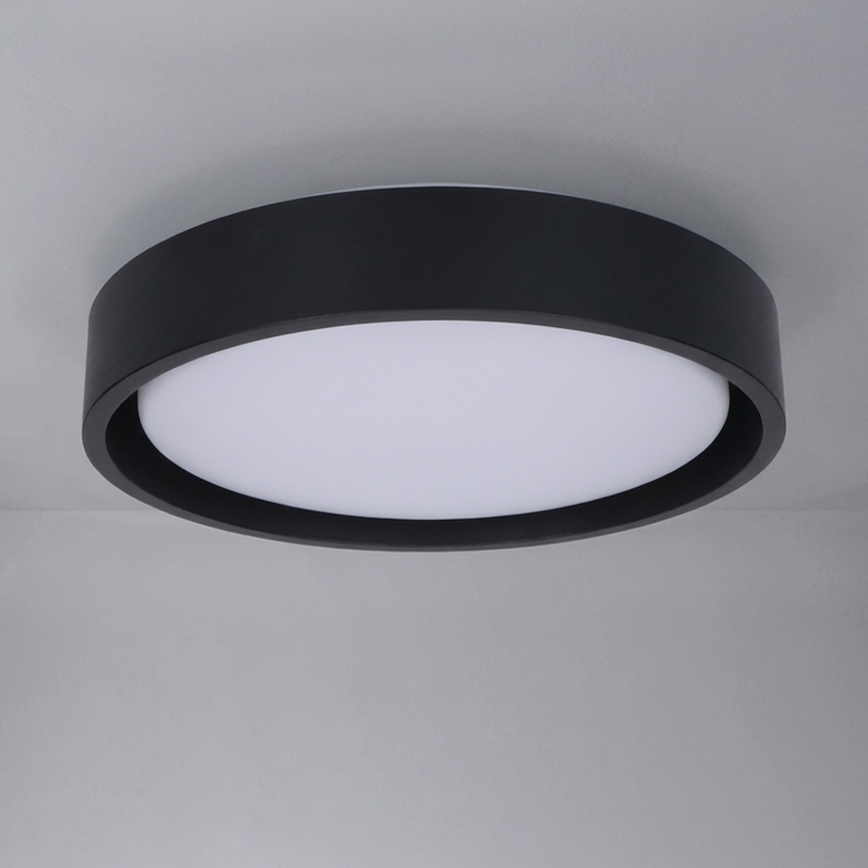 Brilagi - Candeeiro de Teto LED MATTEO LED/24W/230V Ø 31 cm preto