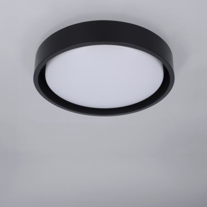 Brilagi - Candeeiro de Teto LED MATTEO LED/24W/230V Ø 31 cm preto