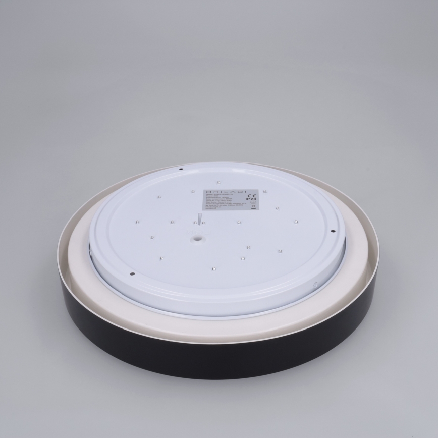 Brilagi - Candeeiro de Teto LED MATTEO LED/24W/230V Ø 31 cm preto
