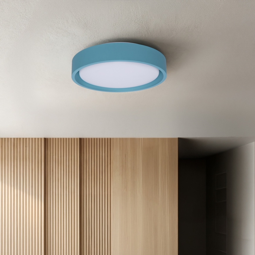 Brilagi - Candeeiro de teto LED MATTEO LED/24W/230V Ø 31 cm turquesa