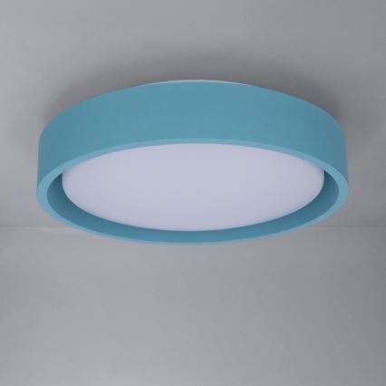 Brilagi - Candeeiro de teto LED MATTEO LED/24W/230V Ø 31 cm turquesa