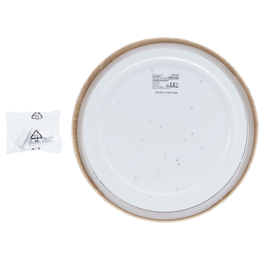Brilagi - Candeeiro de Teto LED NATURA LED/20W/230V 3000K Ø 33,7 cm