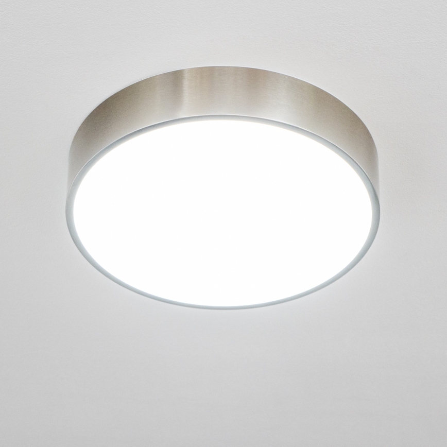 Brilagi - Luminária de teto para casa de banho POOL LED/24W/230V 3000/4000/5500K diâmetro 30 cm IP54 cromado mate
