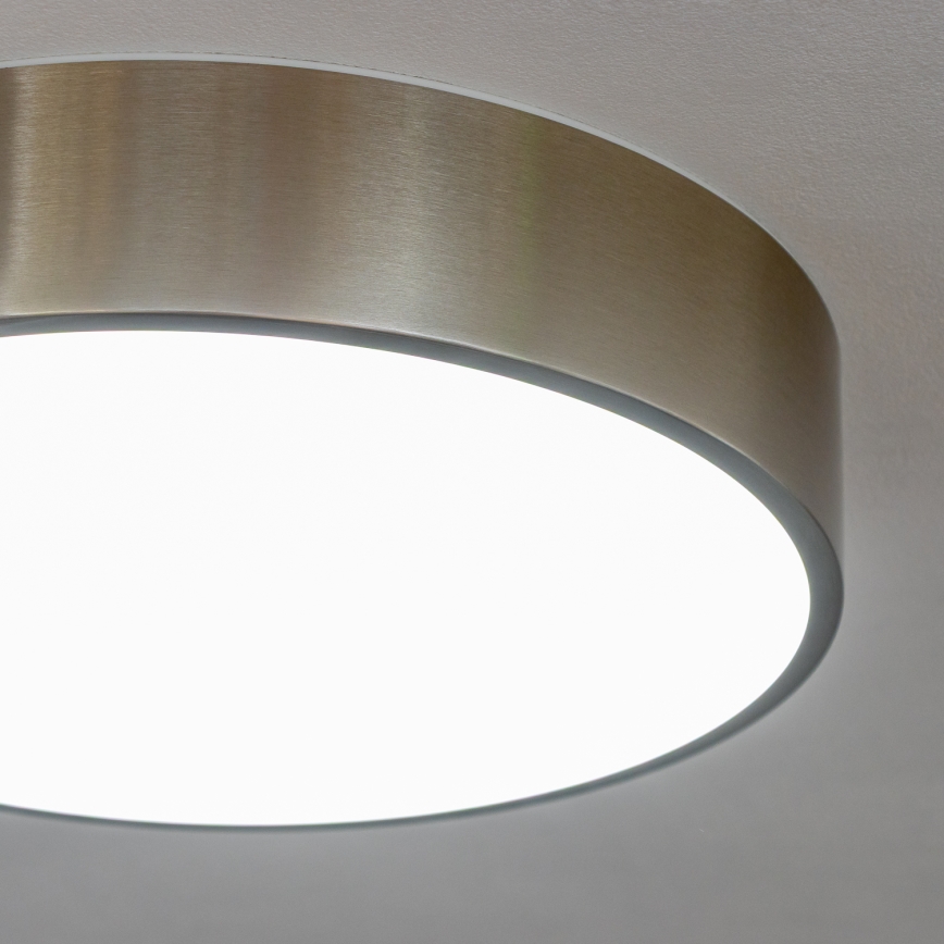 Brilagi - Luminária de teto para casa de banho POOL LED/24W/230V 3000/4000/5500K diâmetro 30 cm IP54 cromado mate