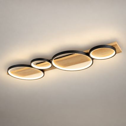 BRILAGI - Candeeiro de teto LED PLANK LED/38W/230V 4000K 40x120 cm madeira