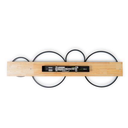 BRILAGI - Candeeiro de teto LED PLANK LED/38W/230V 4000K 40x120 cm madeira