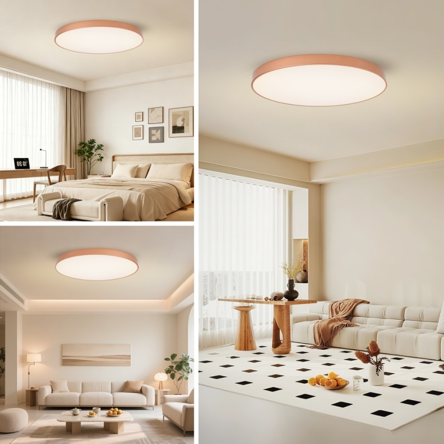 BRILAGI - LED Candeeiro de Teto POOL LED/128W/230V 3000/4000/6000K Ø 100 cm cobre