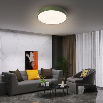 Brilagi - Luminária de teto LED POOL LED/36W/230V 3000/4000/6000K Ø 30 cm verde