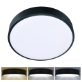Brilagi - Candeeiro de teto LED POOL LED/36W/230V 3000/4000/6000K Ø 30 cm preto