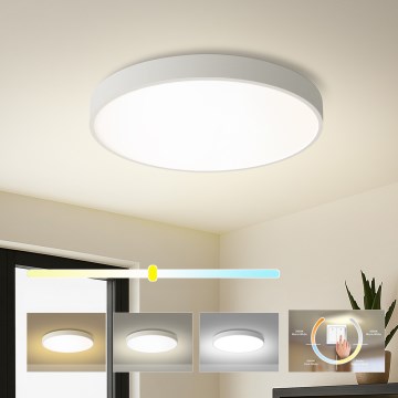 Brilagi - Candeeiro de teto LED POOL LED/60W/230V 3000/4000/6000K 50 cm branco