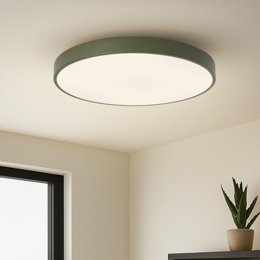 Brilagi - Luminária de Teto LED POOL LED/60W/230V 3000/4000/6000K Ø 60 cm verde