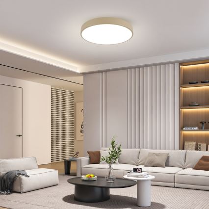 Brilagi - Candeeiro de teto LED POOL LED/60W/230V 3000/4500/6000K Ø 60 cm bege