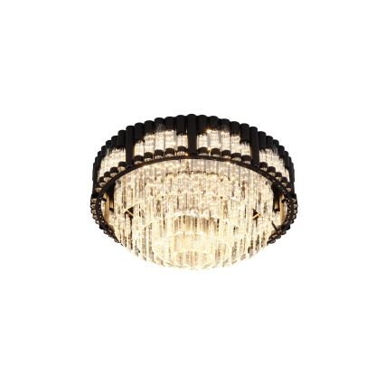 Brilagi - Candeeiro de tecto LED dimerizável CROWN LED/41W/230V 3000-6000K Ø 48 cm preto + controlo remoto