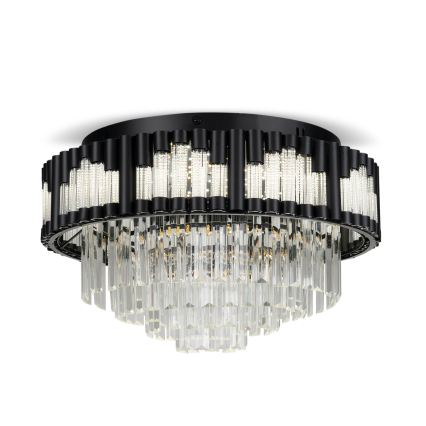 BRILAGI - Candeeiro de tecto LED dimerizável CROWN LED/41W/230V 3000-6000K Ø 48 cm preto + controlo remoto