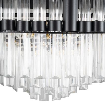 BRILAGI - Candeeiro de tecto LED dimerizável CROWN LED/41W/230V 3000-6000K Ø 48 cm preto + controlo remoto