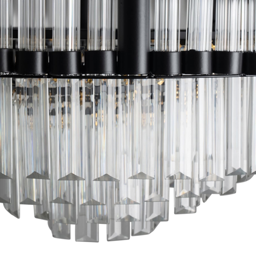BRILAGI - Candeeiro de tecto LED dimerizável CROWN LED/41W/230V 3000-6000K Ø 48 cm preto + controlo remoto