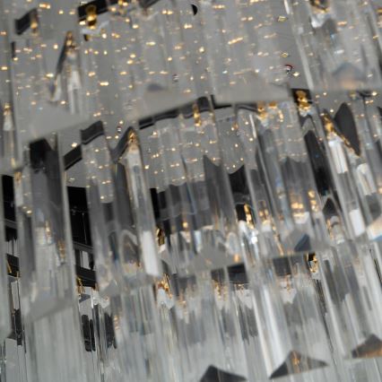 BRILAGI - Candeeiro de tecto LED dimerizável CROWN LED/41W/230V 3000-6000K Ø 48 cm preto + controlo remoto