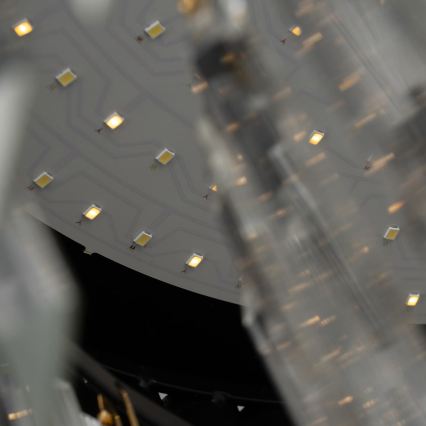 BRILAGI - Candeeiro de tecto LED dimerizável CROWN LED/41W/230V 3000-6000K Ø 48 cm preto + controlo remoto
