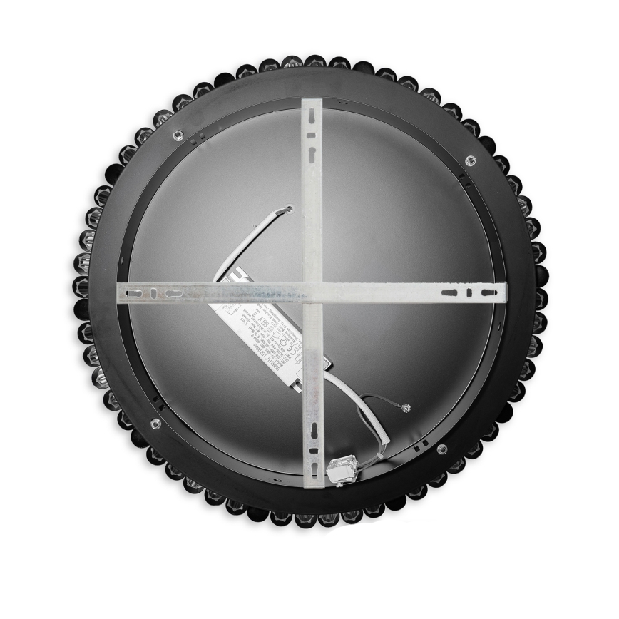 BRILAGI - Candeeiro de tecto LED dimerizável CROWN LED/41W/230V 3000-6000K Ø 48 cm preto + controlo remoto