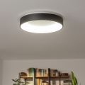 Brilagi - Candeeiro de teto LED regulável FALCON LED/80W/230V 3000-6500K Ø 60 cm preto + comando remoto