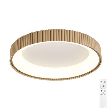 Brilagi - Candeeiro de teto LED dimerizável FALCON MODERN LED/54W/230V 3000-6500K 60 cm bege + controlo remoto