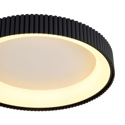 Brilagi - Plafon LED dimerizável FALCON MODERN LED/54W/230V 3000-6500K diâmetro 60 cm preto + comando à distância