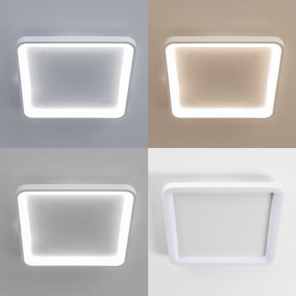Brilagi - Luminária de teto LED dimerizável FALCON SLIM LED/50W/230V 3000-6500K 50x50 cm branca + controlo remoto