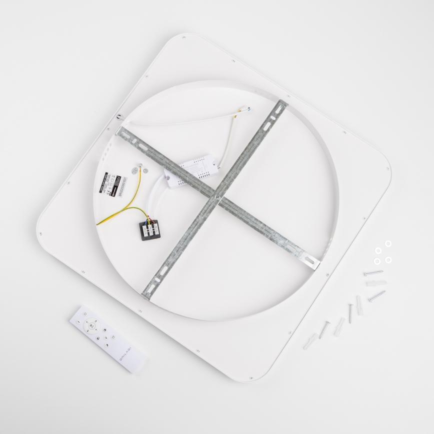 Brilagi - Luminária de teto LED dimerizável FALCON SLIM LED/50W/230V 3000-6500K 50x50 cm branca + controlo remoto