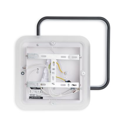 Brilagi - Plafon LED dimável FLARE LED/43W/230V 3000-6000K 39,5x45 cm branco/preto + controlo remoto