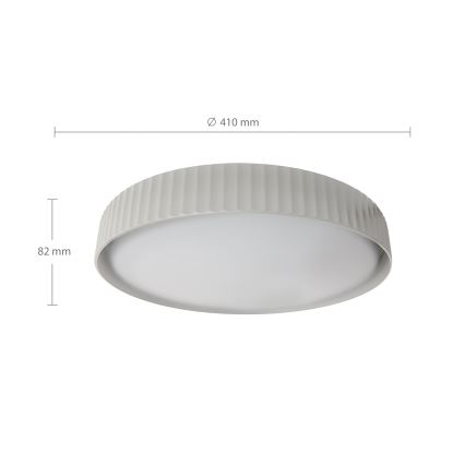 Brilagi - Candeeiro de teto LED dimerizável LUCIA LED/48W/230V 3000-6500K Ø 41 cm branco + comando remoto