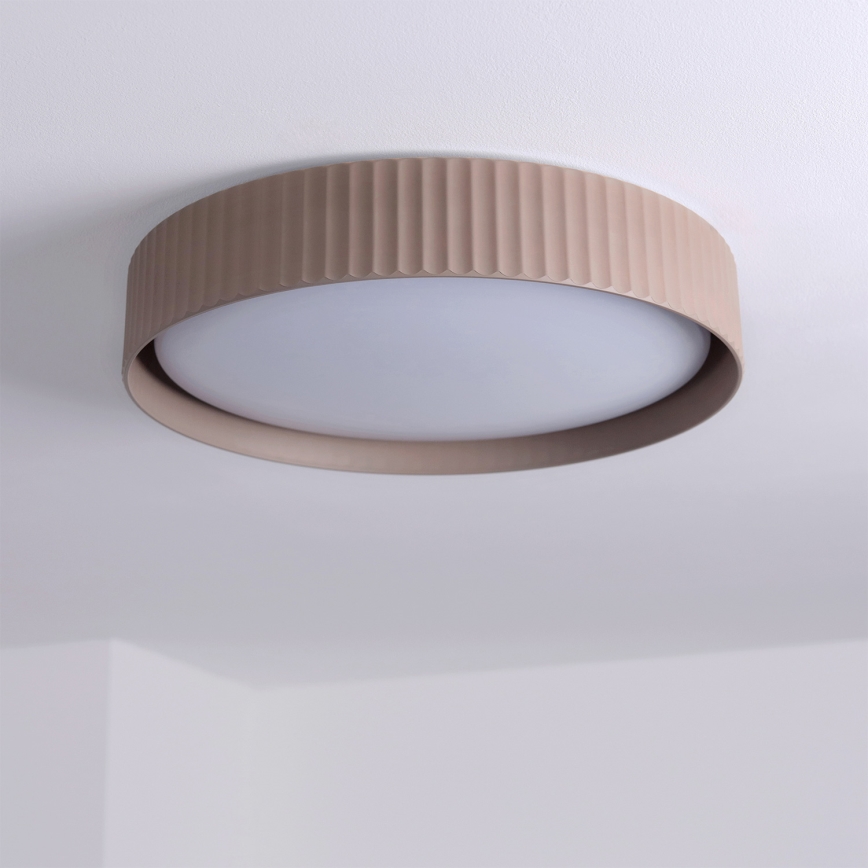 Brilagi - Plafon LED regulável LUCIA LED/48W/230V 3000-6500K Ø 41 cm taupe + comando à distância