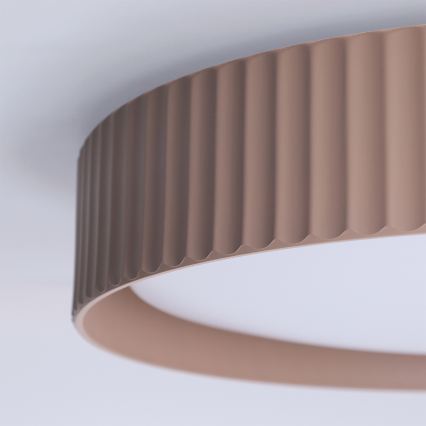 Brilagi - Plafon LED regulável LUCIA LED/48W/230V 3000-6500K Ø 41 cm taupe + comando à distância