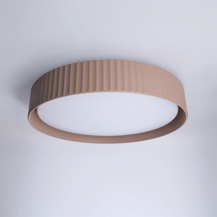 Brilagi - Plafon LED regulável LUCIA LED/48W/230V 3000-6500K Ø 41 cm taupe + comando à distância