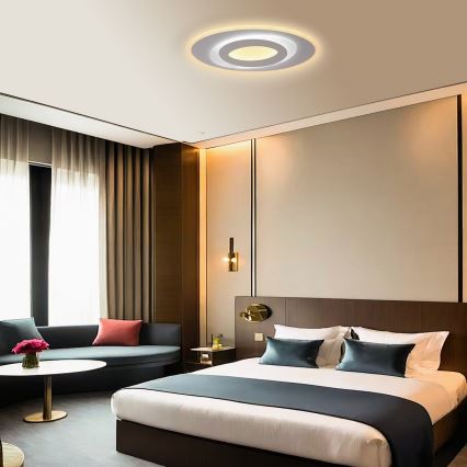 Brilagi - Luminária de teto LED dimerizável MODERN LED/45W/230V 3000-6000K 20x40 cm + comando remoto