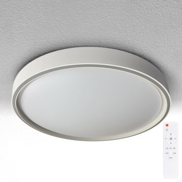 Brilagi - Candeeiro de teto LED regulável NANCI LED/60W/230V 3000-6500K Ø 49 cm prateado + comando remoto