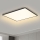 Brilagi - Candeeiro de teto LED regulável SLIMFRAME LED/58W/230V 60x60 cm 3000-6000K preto + comando remoto