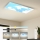 Brilagi - Candeeiro de teto LED regulável SLIMFRAME SKY LED/80W/230V 120x60 cm 3000-6000K prateado/azul + controlo remoto