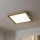 Brilagi - Candeeiro de teto LED regulável SLIMFRAME WOOD LED/36W/230V 49,5x49,5 cm 3000-6000K castanho + comando remoto