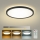 Brilagi - Candeeiro de teto LED regulável ULTRA SLIM LED/24W/230V 2700-6500K Ø 42 cm preto + controlo remoto