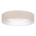 Brilagi - Candeeiro de teto LED regulável VELVET SMARTIX STARS LED/24W/230V 3000-6000K diâmetro 45 cm cor creme Wi-Fi Tuya Beacon + controlo remoto