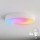 Brilagi - Candeeiro de teto LED RGBW dimerizável CLARE 4xE27/9W/230V 2700-6500K Ø 50 cm Wi-Fi branco