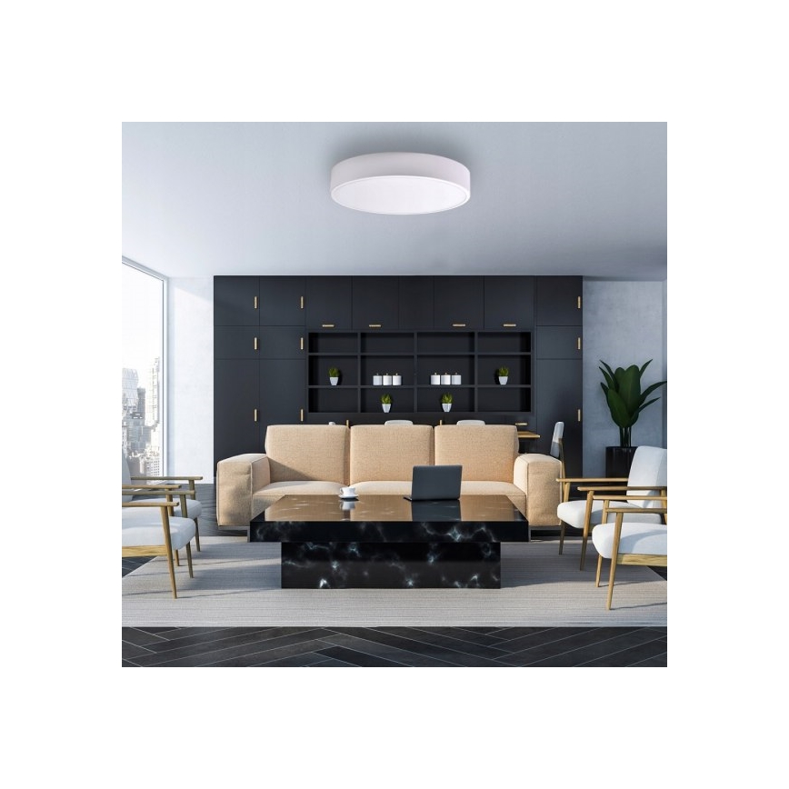 Brilagi - Luminária de teto LED RGBW dimerizável CLARE 5x E27/9W/230V 2700–6500K, diâmetro 60 cm, Wi-Fi, branca