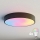 Brilagi - Candeeiro de teto LED RGBW regulável CLARE 4xE27/9W/230V 2700-6500K Ø 50 cm Wi-Fi preto